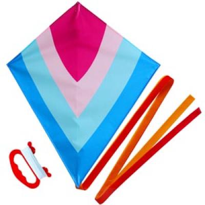 2418-2 Rainbow Stripe Diamond Kite