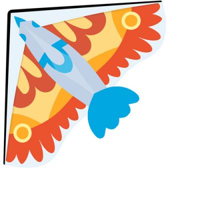 2422-1 Orange Bird Delta Kite