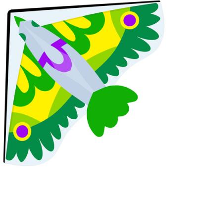 2422-3 Green Bird Delta Kite 